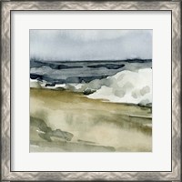Framed Loose Watercolor Waves V