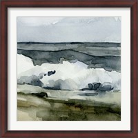 Framed Loose Watercolor Waves VI