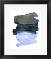 Framed Blue Passages I