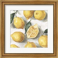 Framed 'Fresh Lemons I' border=