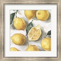 Framed Fresh Lemons I