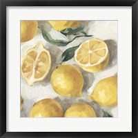 Fresh Lemons II Framed Print