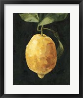 Framed 'Dark Lemon I' border=