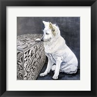 Framed Playful Pup I