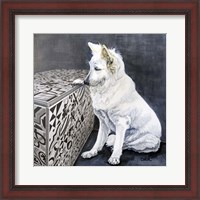 Framed Playful Pup I