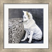 Framed Playful Pup I