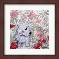 Framed Playful Pup III