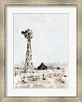 Framed Rustic Prairie I