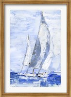 Framed Blue Sails II