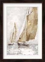 Framed Golden Sails II