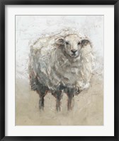 Framed Fluffy Sheep II
