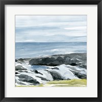 Framed Coastal Blue II