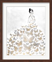 Framed Fluttering Gown I