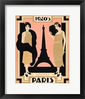 Framed '1920's Paris I' border=