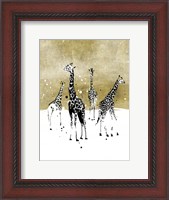 Framed Spotted Giraffe I