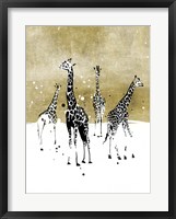 Spotted Giraffe I Framed Print