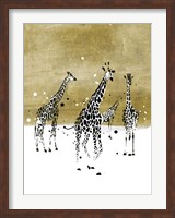 Framed Spotted Giraffe II