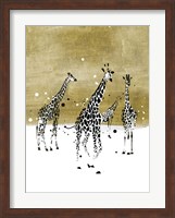 Framed Spotted Giraffe II