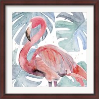 Framed Flamingo Splash II