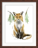 Framed Snowy Fox I