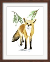 Framed Snowy Fox II
