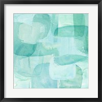 Framed Sea Glass Reflection I