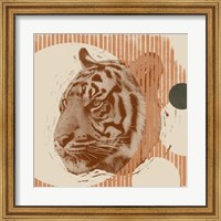 Framed Pop Art Tiger II