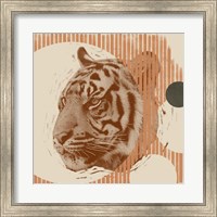 Framed Pop Art Tiger II