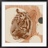Framed Pop Art Tiger II