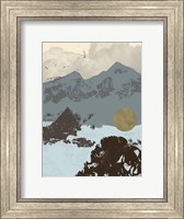 Framed Pop Art Mountain II