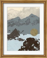 Framed Pop Art Mountain II
