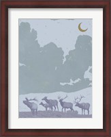 Framed Pop Art Elk II