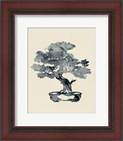 Framed Indigo Bonsai III