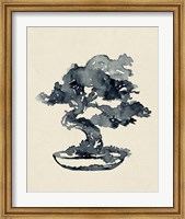 Framed Indigo Bonsai IV