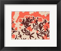 Framed Red Rhododendron II