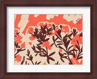 Framed Red Rhododendron II