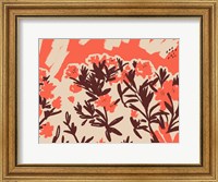 Framed Red Rhododendron II