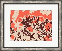 Framed Red Rhododendron II