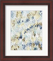 Framed 'River Wavelets II' border=