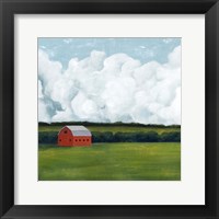 Framed Lone Barn I