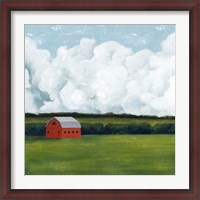 Framed Lone Barn I