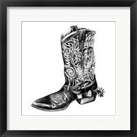 Framed 'Vintage Cowboy I' border=