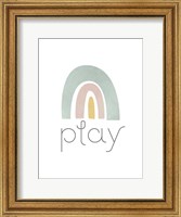 Framed Rainbow Play I