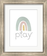 Framed Rainbow Play I