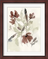 Framed Dusty Flower Composition I