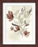 Framed Dusty Flower Composition II