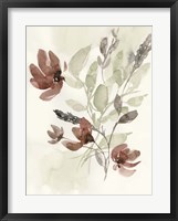 Dusty Flower Composition II Framed Print