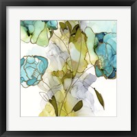 Framed 'Flower Facets V' border=