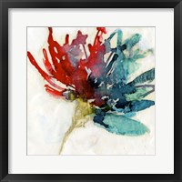 Splashed Flower I Framed Print