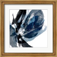 Framed 'Blue Exclusion III' border=